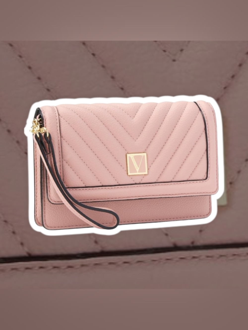 (NWT) Victoria's Secret® "The Victoria Tech Wristlet" - Orchid Blush